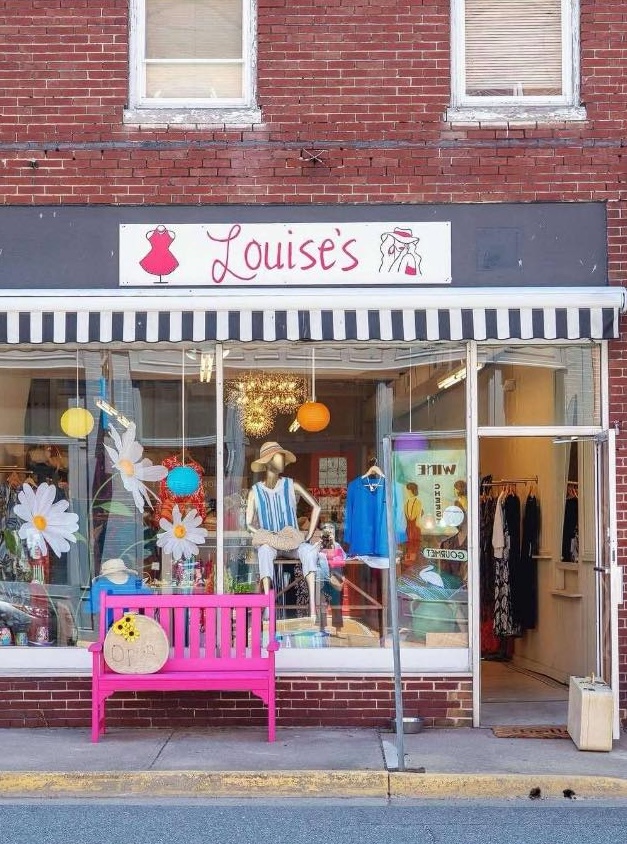 Louise's today — the circa-1900 brick storefront